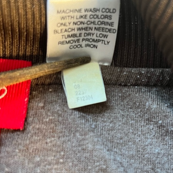 MOSSIMO Windbreaker Track Sports Jacket Y2K Men’s Size L Brown Striped Vintage - Picture 4 of 9